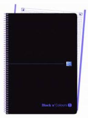 Cuaderno Oxford Black and colors malva